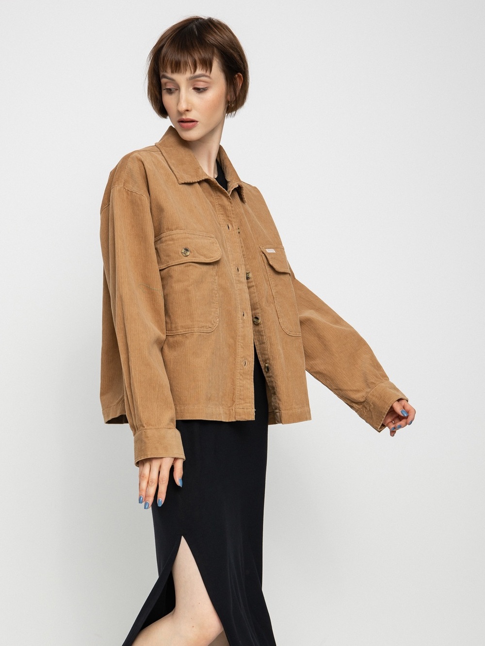 Brixton - Tan corduroy jacket size Medium